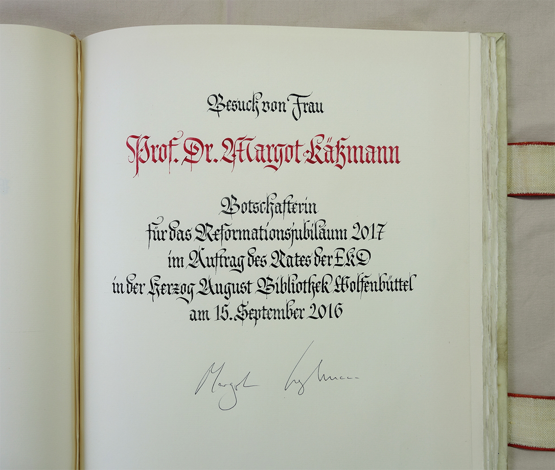 Goldenes Buch Margot Käßmann