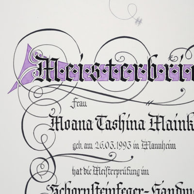 Meisterbrief Schornsteinfeger-Handwerk