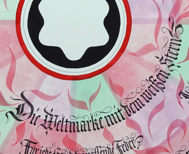 Montblanc-Claim Kalligrafie von Joachim Propfe