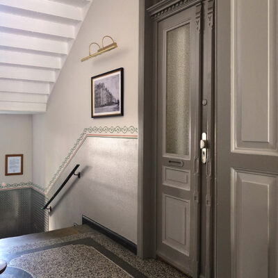 Farbdesign Treppenhaus