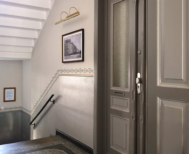 Farbdesign Treppenhaus