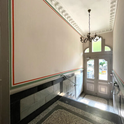 Farbdesign für ein Treppenhaus