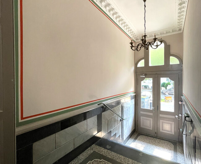 Farbdesign für ein Treppenhaus